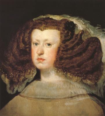 Diego Velazquez Portrait de la reine Marie-Anne (df02) Sweden oil painting art
